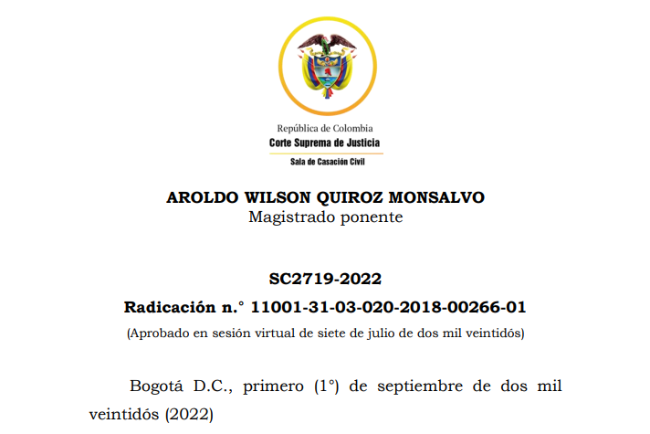 Sociedad de hecho entre concubinos en Colombia: claves legales | SC2719-2022